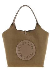 Stella Mccartney Logo Reversible Shopping Bag Gray