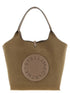 Stella Mccartney Logo Reversible Shopping Bag Gray