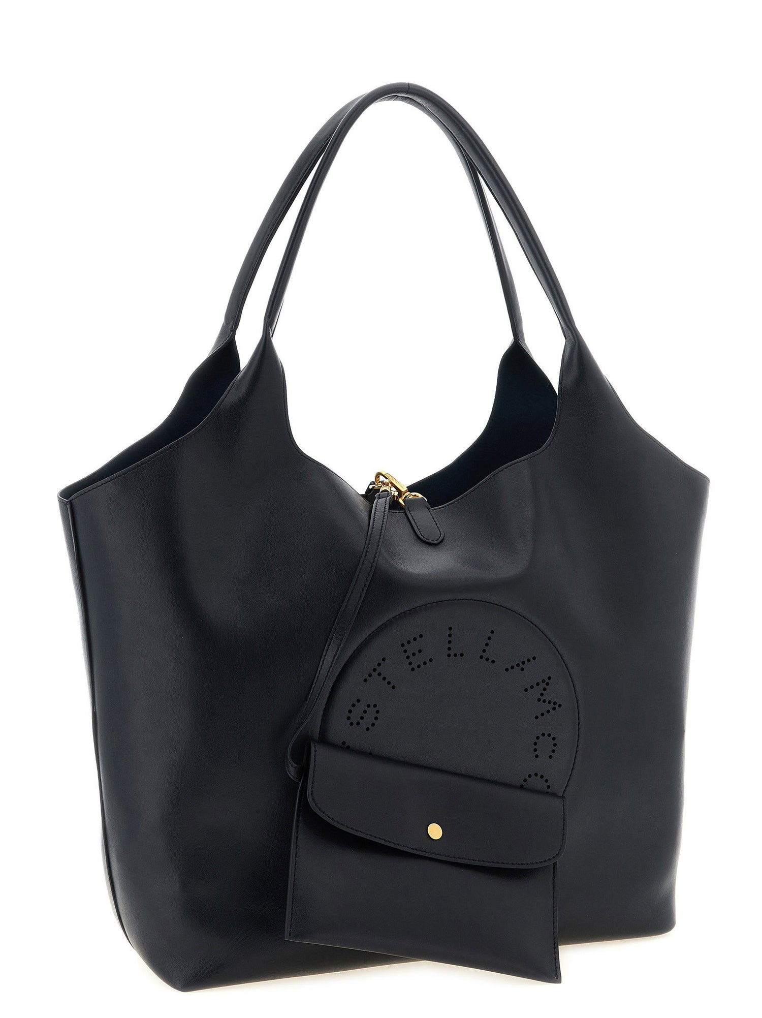 Stella Mccartney Logo Reversible Shopping Bag Multicolor