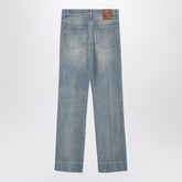 Valentino Light Blue Washed Denim Jeans Blue