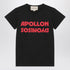 Valentino Black T-shirt with Apollon and Dionysos Print Black