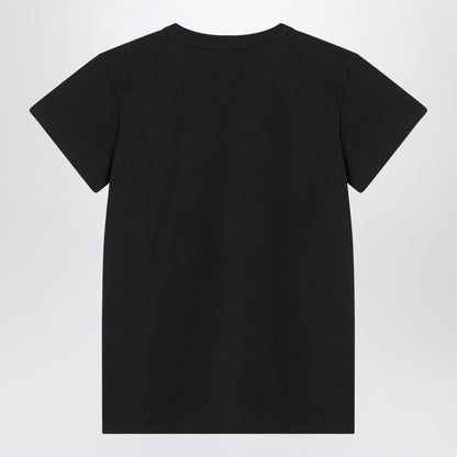 Valentino Black T-shirt with Apollon and Dionysos Print Black