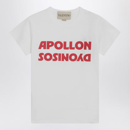 Valentino White Apollon Dionysus Print T-shirt White
