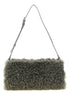 Stella Mccartney Shearling Clutch Gray