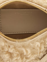 Stella Mccartney Shearling Clutch Beige