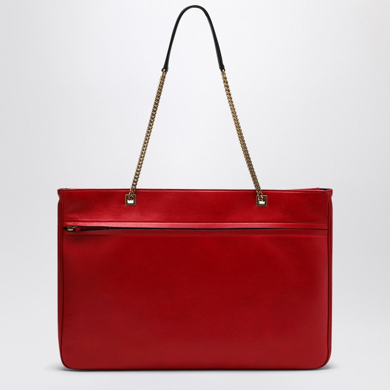 Valentino Garavani Large Viva Superstar Shopper Bag Red