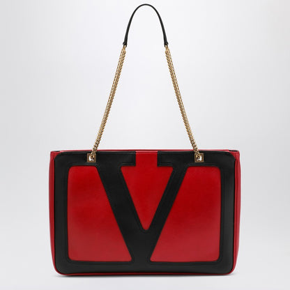 Valentino Garavani Medium Viva Superstar Shopper Bag Red/Black red