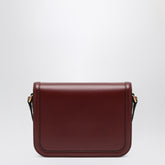 Valentino Garavani Small 9TO5 Leather Shoulder Bag Bordeaux Red