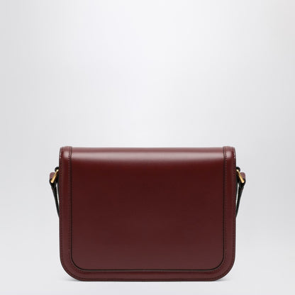Valentino Garavani Small 9TO5 Leather Shoulder Bag Bordeaux Red