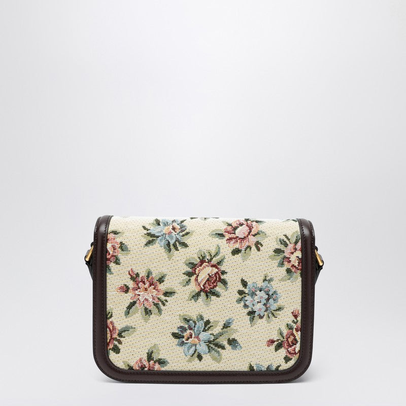 Valentino Garavani Small Jacquard Papier Floral Shoulder Bag Multicolor
