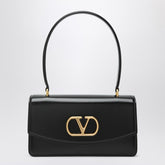 Valentino Garavani Vain glossy calfskin handbag black
