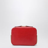 Valentino Garavani Viva Superstar chain belt bag in red and black leather red