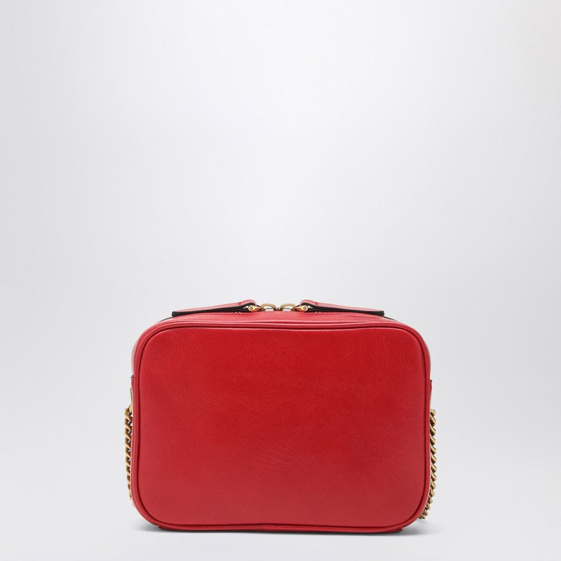 Valentino Garavani Viva Superstar chain belt bag in red and black leather red