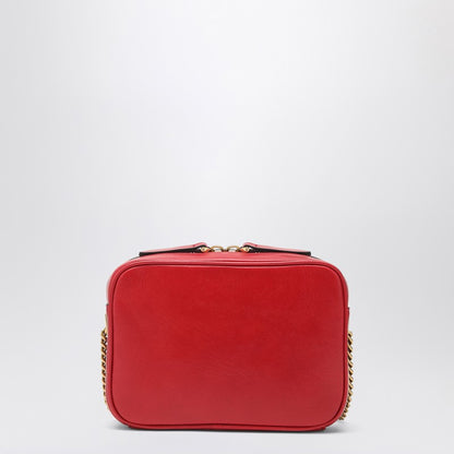 Valentino Garavani Viva Superstar chain belt bag in red and black leather red