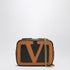 Valentino Garavani Viva Superstar Chain Belt Bag in Black Lambskin black