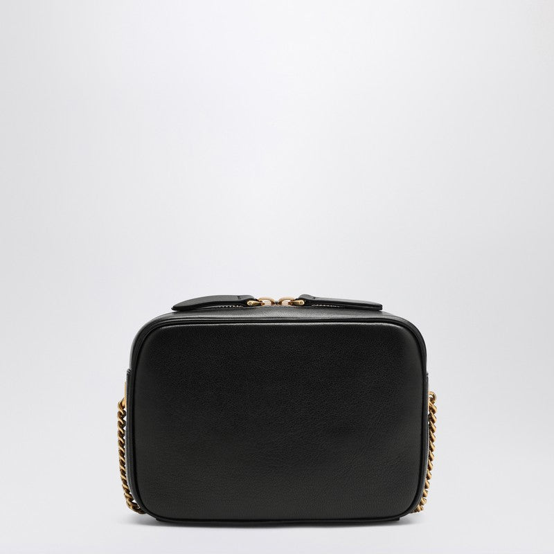 Valentino Garavani Viva Superstar Chain Belt Bag in Black Lambskin black