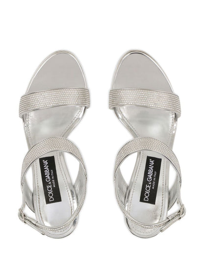 Dolce &amp;amp; Gabbana Sandales Argent