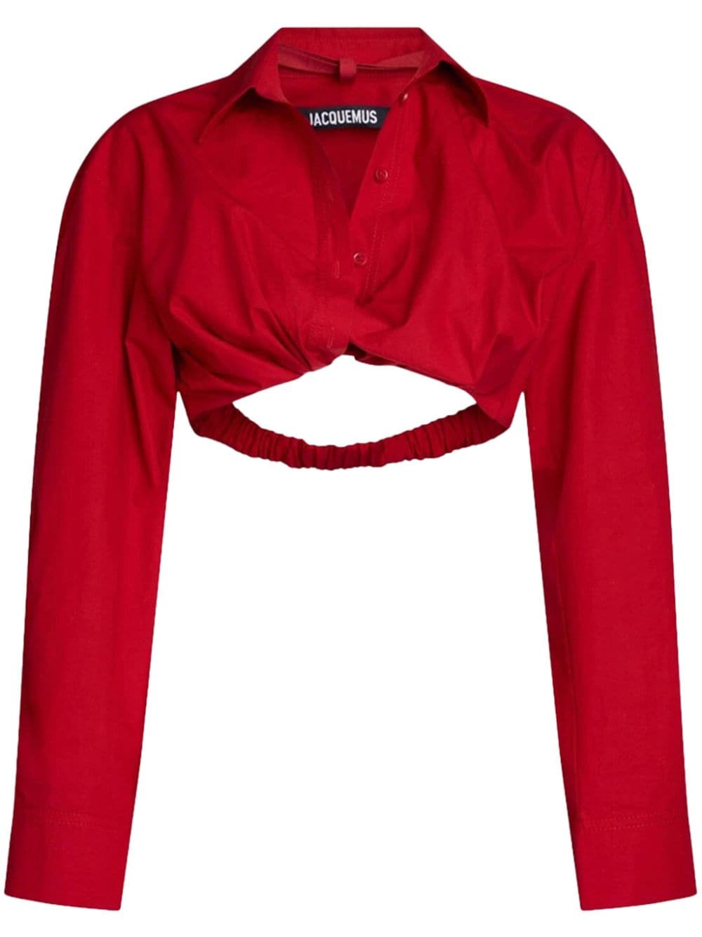 JACQUEMUS Bahia Cotton Shirt Red