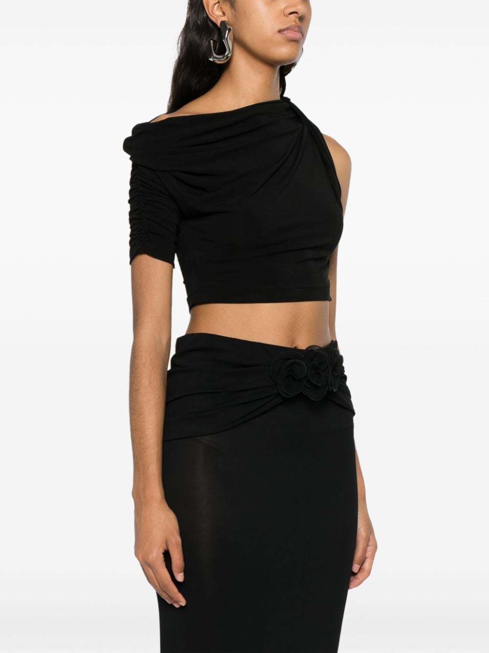 Asymmetric Drapeado Top