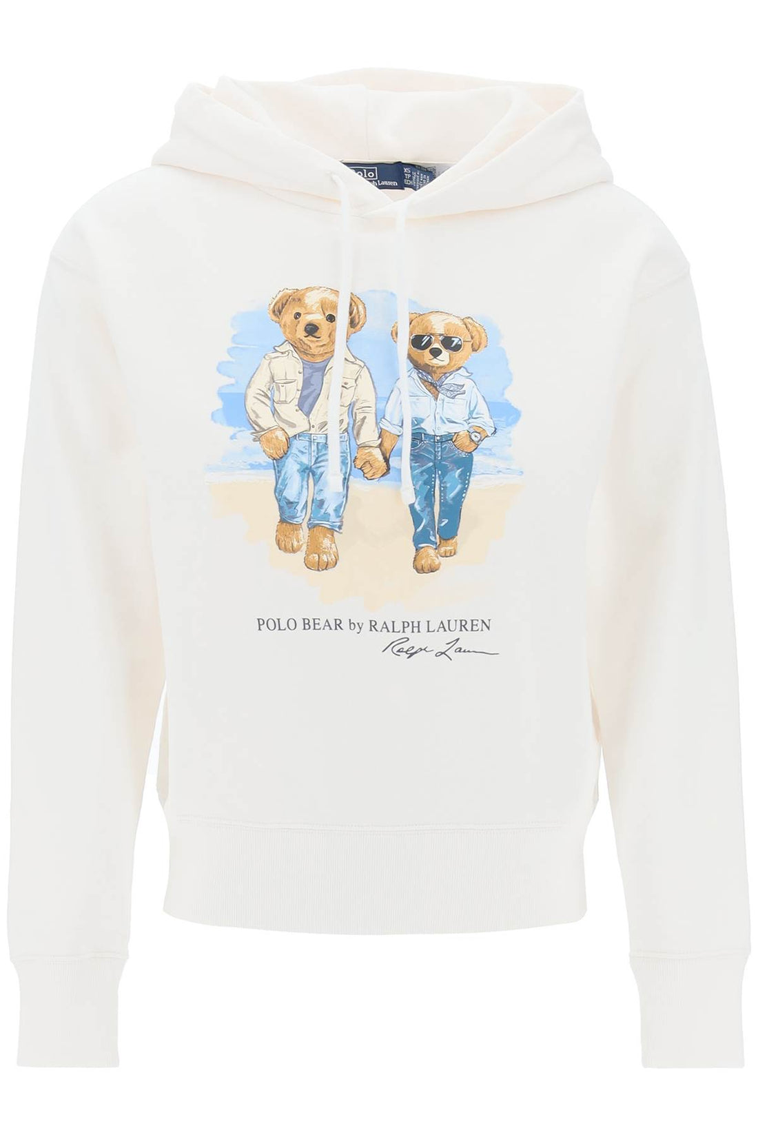 Polo bear hooded sweatshirt