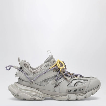 Balenciaga Track Trail Sneakers In Yellow, Purple, Brown And Black - Multicolor