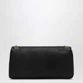 Saint Laurent Medium Calypso Chain Shoulder Bag in Black Leather Black