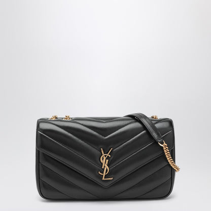 Saint Laurent Medium LouLou quilted leather shoulder bag black