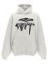 Balenciaga 3b Liquefied Hoodie White