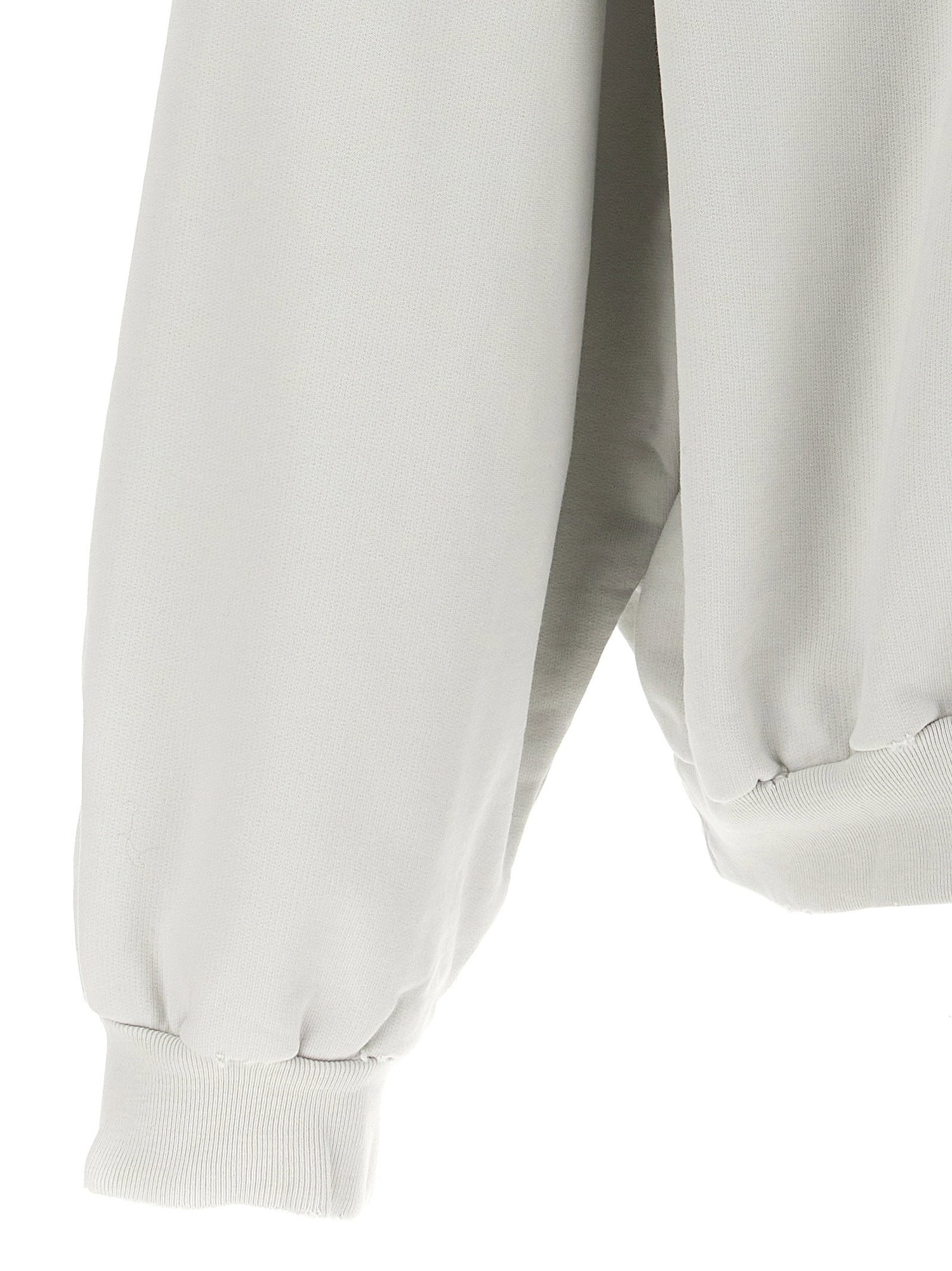 Balenciaga 3b Liquefied Hoodie White