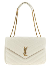 Saint Laurent Loulou Large Shoulder Bag Beige