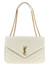 Saint Laurent Loulou Large Shoulder Bag Beige