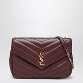 Saint Laurent Large LouLou Leather Bag Hot Wine