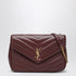 Saint Laurent Large LouLou Leather Bag Hot Wine