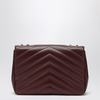 Saint Laurent Large LouLou Leather Bag Hot Wine