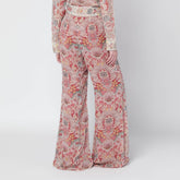 Zimmermann Rebellion Flared Trousers Red