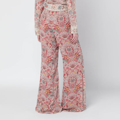 Zimmermann Rebellion Flared Trousers Red