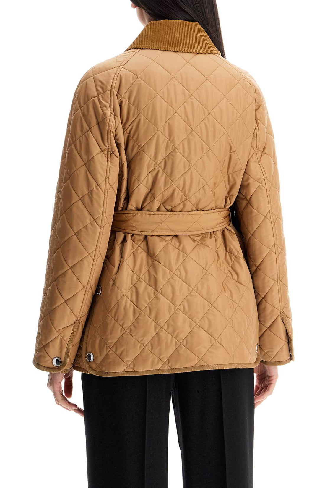 Penston quilted jacket with belt