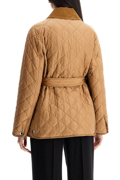 Veste matelassée Burberry avec ceinture stylo