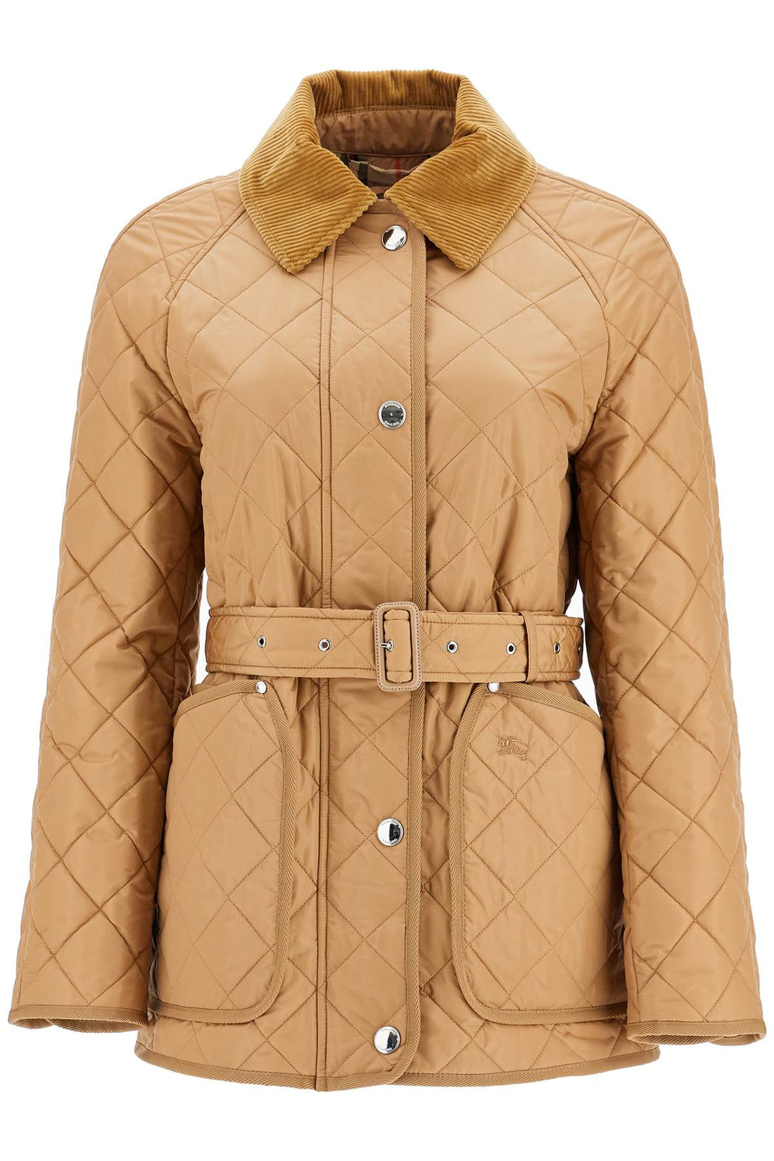 Penston quilted jacket with belt