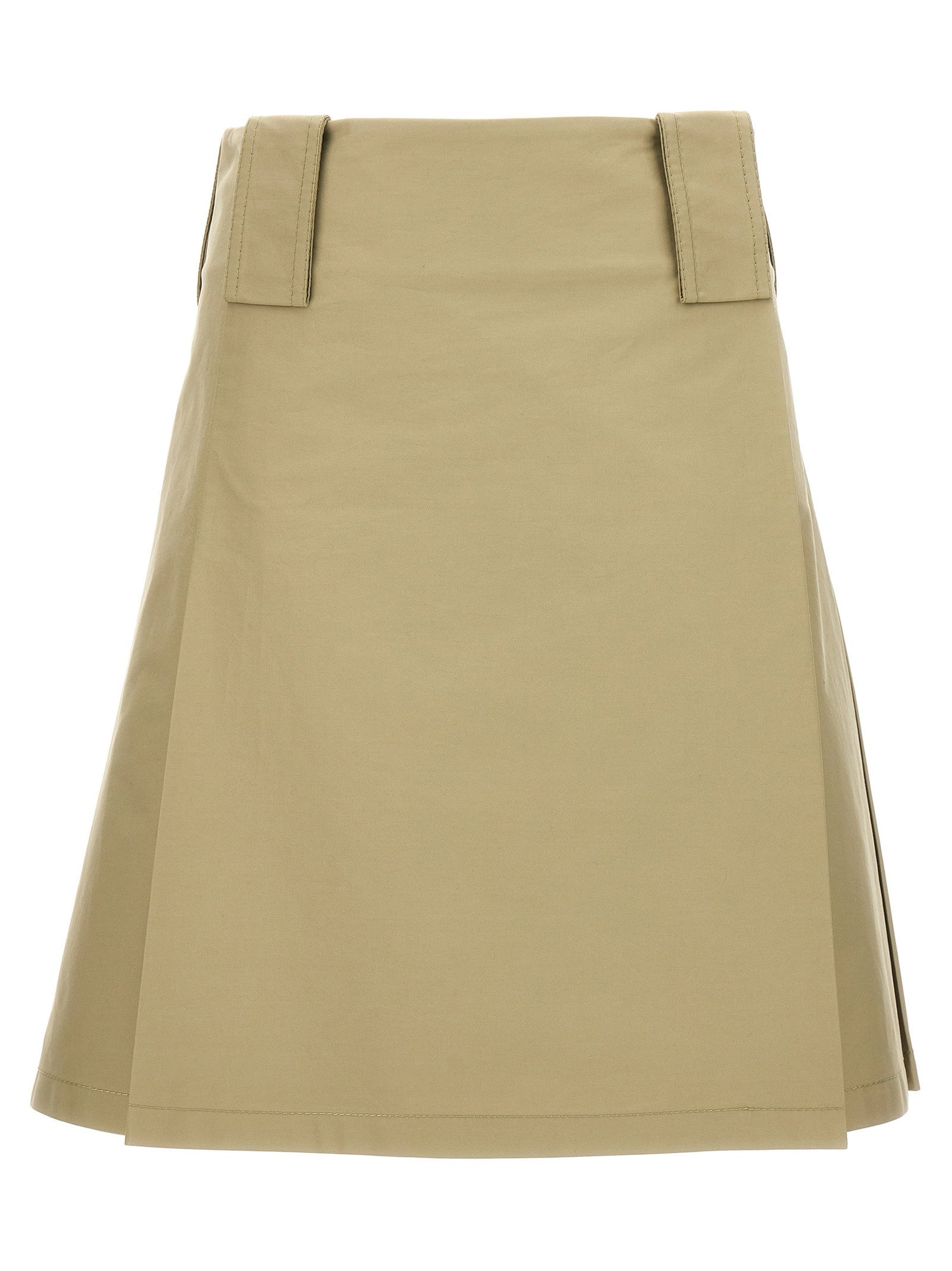 Burberry Pleated Skirt Beige