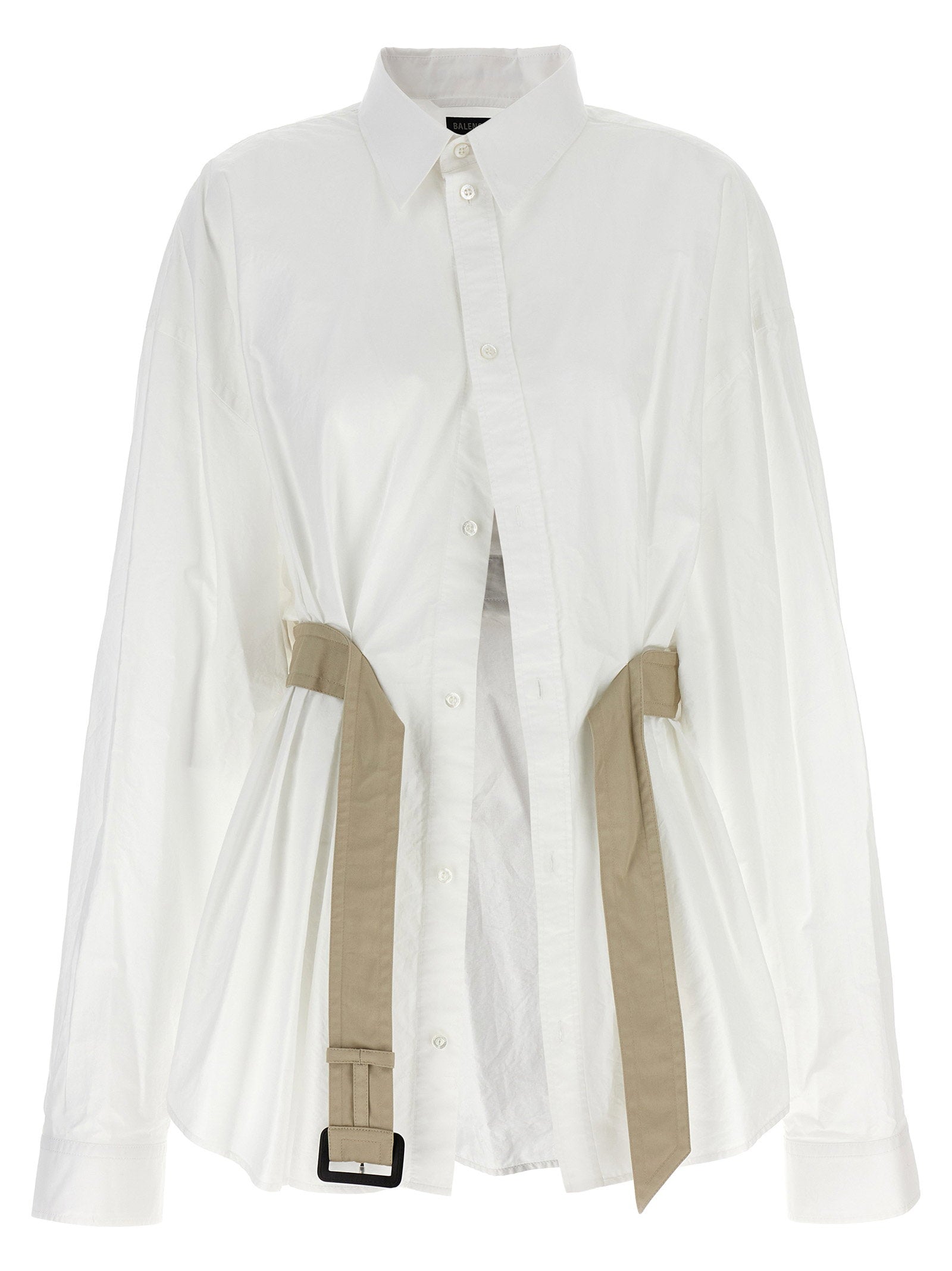Balenciaga Belt Shirt White
