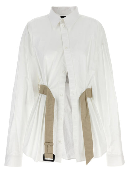 Balenciaga Belt Shirt White