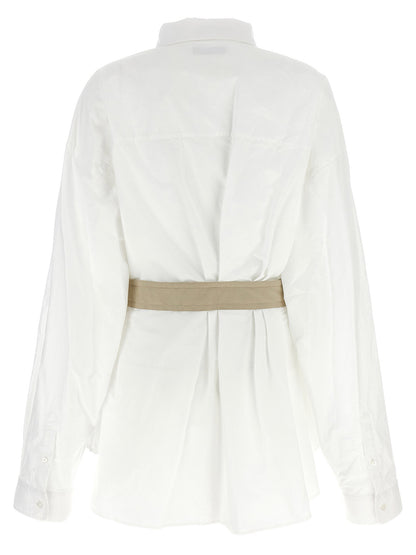 Balenciaga Belt Shirt White