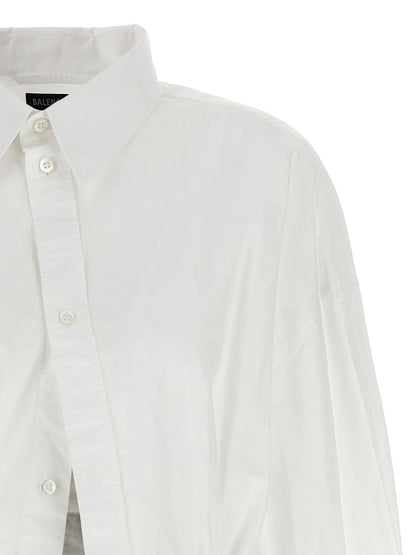 Balenciaga Belt Shirt White