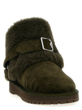 Burberry Chubby Ankle Boots Green