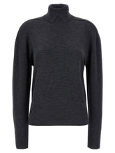 Burberry High Neck Sweater Gray