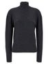 Burberry High Neck Sweater Gray