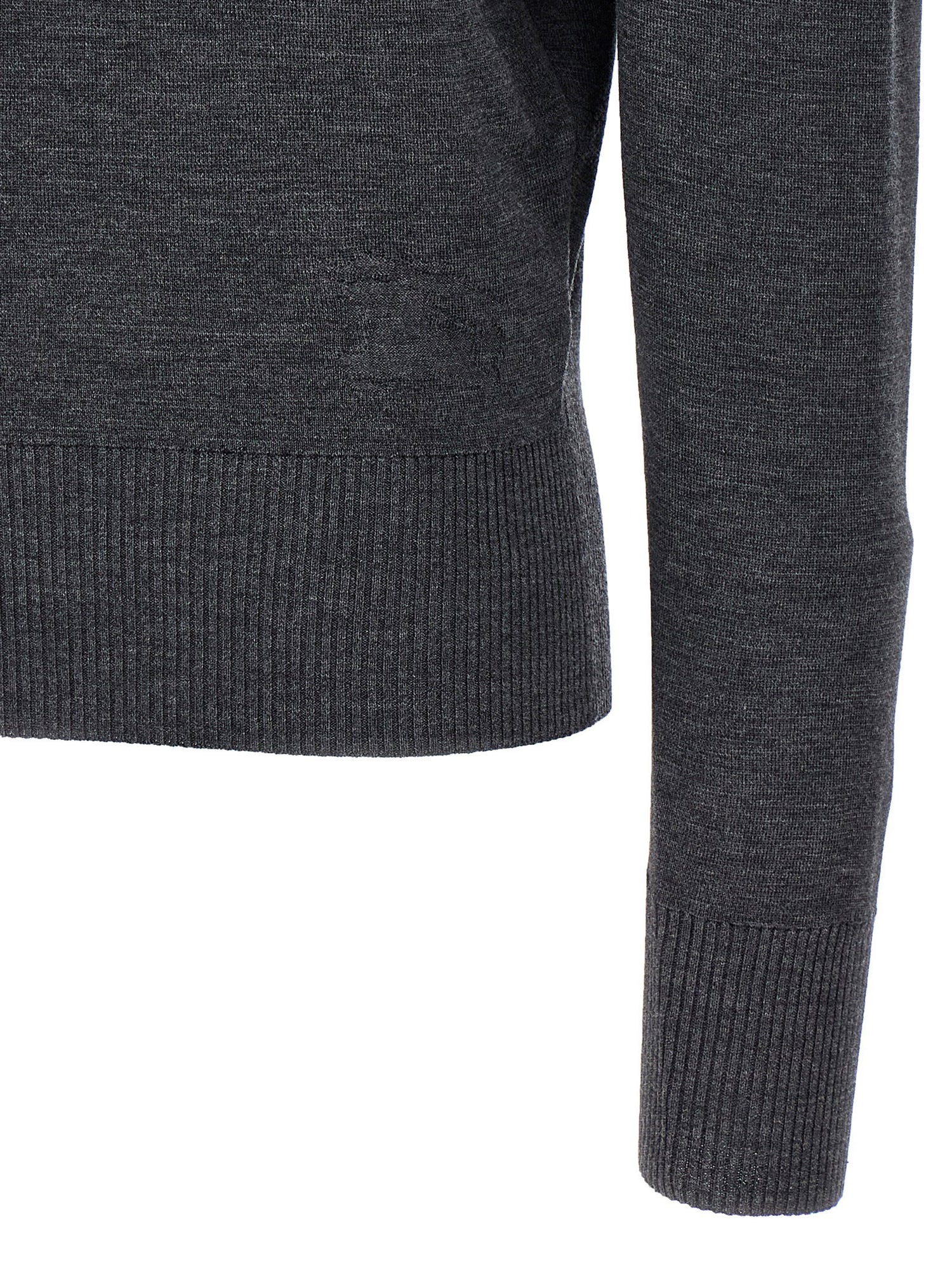 Burberry High Neck Sweater Gray