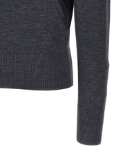 Burberry High Neck Sweater Gray