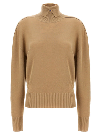 Burberry Turtle-neck Sweater Beige
